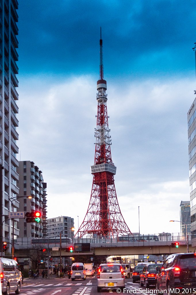 20150310_174257 D4S.jpg - Tokyo Tower is a communications and observation tower.  Built 1958.  1100 feet (2nd tallest in Japan)
